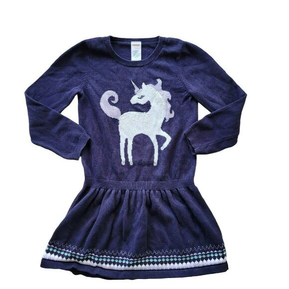 Gymboree Unicorn Sweater Dress - Picture 1 of 6
